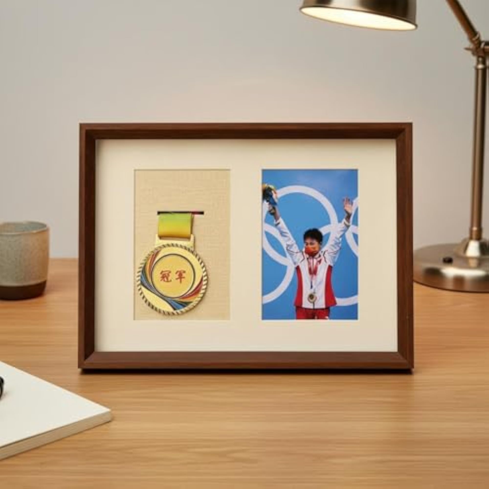 Solid Wood Medal Display Frame Ideal Gift