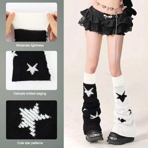 Image of Junely Leg Warmers for Women Kawaii Leg Warmer Baggy Legwarmers