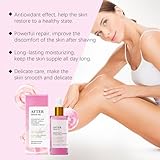 Strawberry Vanilla After Shave Oil for Smooth Skin, Soft Serve After Shave Oil with Hyaluronic Acid & Peptides to Soothe Razor Burn, for Women Prevent Ingrown Hairs & Dryness (2) - Image 2