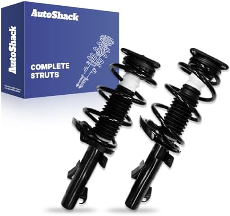 AutoShack Front Complete Strut & Coil Spring Replacement for 2004-2013 Mazda 3 2-PC
