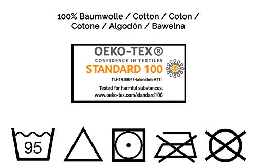 ZOLLNER set van 2 badmatten katoen, wit (andere beschikbaar), 50x80 cm - Image 8