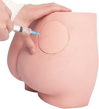 Hip Injection Training Simulator, Buttock Muscle Injection Practice Model,for Medical Students Or Nurses Teaching Model, Help Users Learn The Correct Injection Technique and Depth