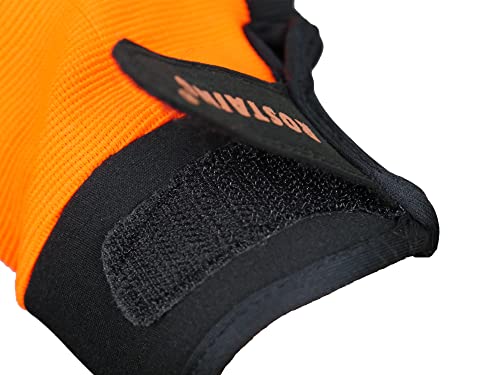Rostaing Optipro/it09 Handschuh vertragen, absorbiert Schock in Handfläche. Komfort., orange/schwarz/grau, 09