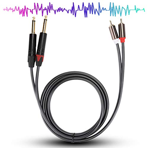 Mono Plu Adapter Cable, Stereo Jack Interconnect Cable miniatura 7