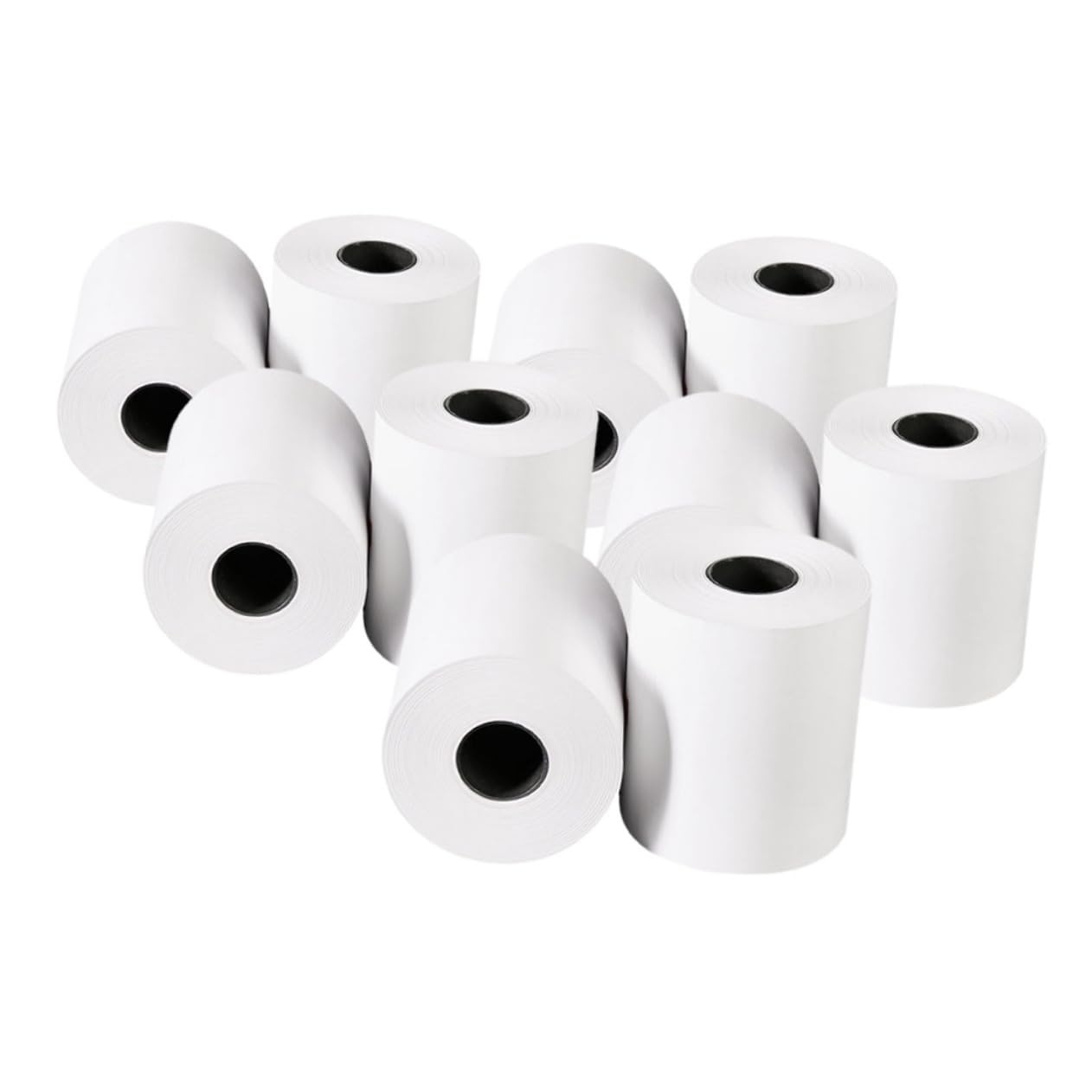 CLISPEED 10rollos Papel Térmico Para Impresoras De Recibos Compatible Pos Supermercados