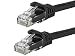 Monoprice 10-Feet FLEXboot Series 24AWG Cat6 550MHz UTP Ethernet Bare Copper Network Cable - Black (109811)