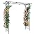 YITAHOME Metal Garden Arbor, 81" H Garden Arch Trellis for Climbing Plants Outdoor Backyard Lawn, Wedding Arches for Ceremony Decoration