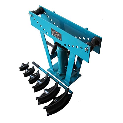 KATSU Dobladora Hidráulica Tubos 12 Ton con 6 Matrices 1/2"- 2", Torcedora Herramienta Curvar Tubos Tuberías Calefacción Fontanería