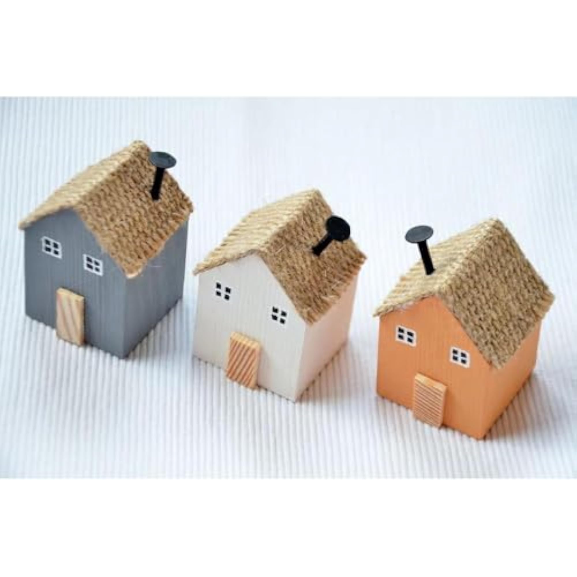 Tiny Blank Wood Cutouts for Crafting, 9Pcs Set