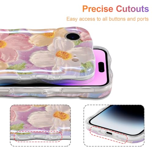 Coque iPhone Air rose TPU souple robuste transparente fleurie