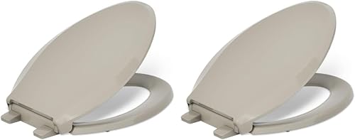 Miniatura 22 de KOHLER 4636-RL-7 Cachet ReadyLatch - Asiento de inodoro alargado de cierre lento, asiento de inodoro de cierre suave con tapa silenciosa, topes