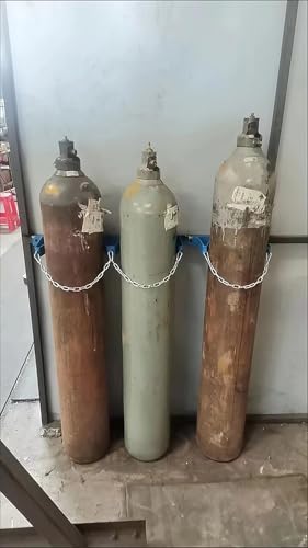 Support de réservoir d'oxygène en acier à fixation murale ultra compacte pour studio - 7