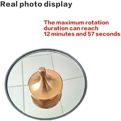 Precision Metal Spinning top Toys, Pure Copper Spinning, Stress-Relieving Magic Tools, Adult and Student Toys, Multiple Cool Ways to Play