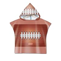Treer Poncho Accappatoio per Bambini con Cappuccio, 3D Cartone Animato