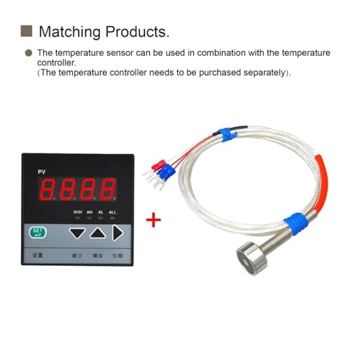 Sensor PT1000 impermeable para controlar la temperatura en sistemas de agua del hogar 6