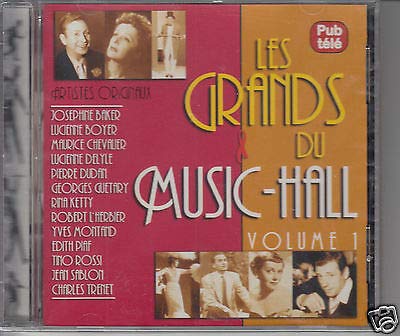 V1 Les Grands Du Music Hall [Audio CD] Various