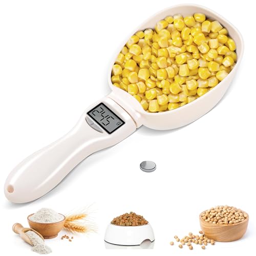 Digital Measuring Spoon, Weighing Food Measuring Scoop Scale, LCD Electronic Food Scale for Kitchen...