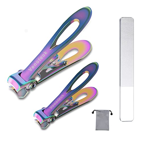 Nail Clippers for Thick Nails,Fingernail Toenail Clippers,Nail Clipper Set for Adult Men Women
