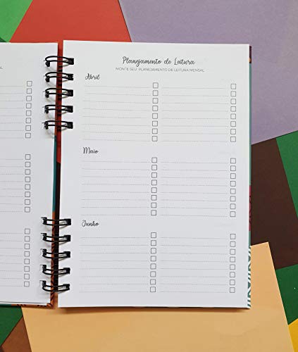 Diário de leitura Marrom