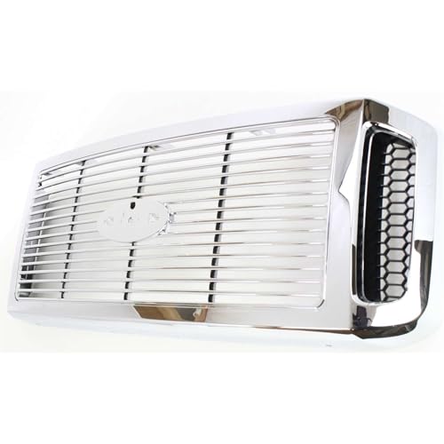 Image of Garage-Pro Grille Assembly For Ford F-250 Super Duty 2006-2007 Chrome