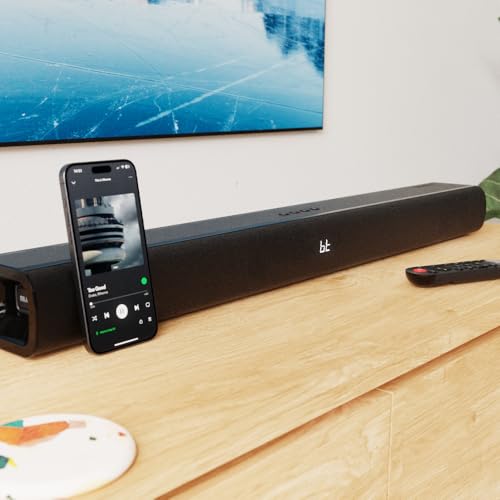 MAJORITY Naga 80 Bluetooth Soundbar for TV | 140W 2.1 Channel Sound Bar with Built-In Subwoofer 2×2.5" | 3D Surround Sound, HDMI ARC, Optical, AUX, USB | Wireless TV Speaker - Image 3