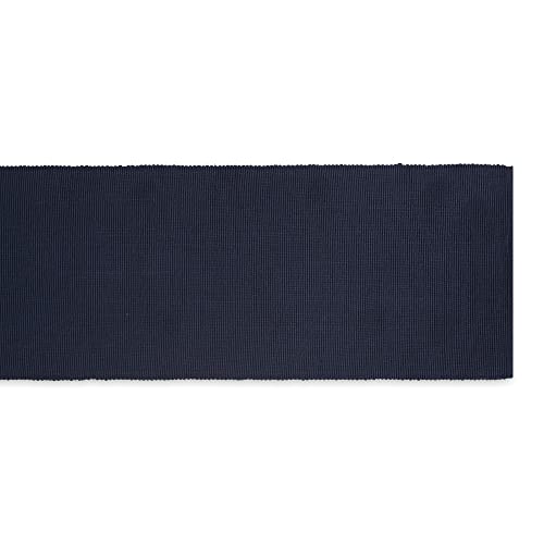 Dii Basic Everyday Ribbed Tabletop 100% Cotton, Table Runner, 13X72, Nautical Blue #TOP2