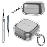 Lemxiee Case für Samsung Galaxy Buds 4 Pro & Buds 4 hülle TPU Transparentes Schutzhülle