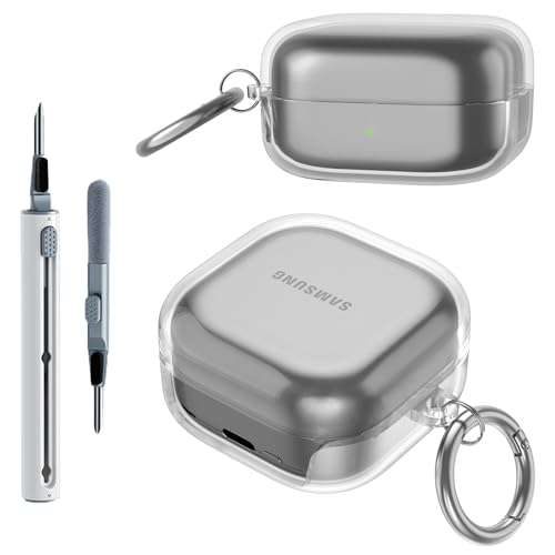 Lemxiee Case für Samsung Galaxy Buds 4 Pro & Buds 4 hülle TPU Transparentes Schutzhülle