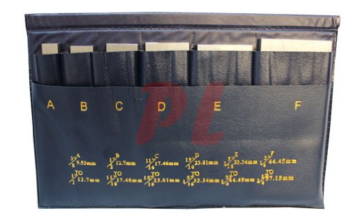 6 Pc 3/8" - 2-1/4" Adjustable Parallel Set Precision Parallel Measurement #TOP7