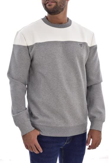 GUESS Men's Eco Danny Color-Block Sweatshirt3