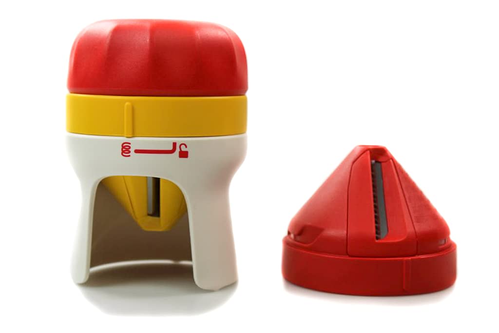 Tupperware Spirino Chef Profi Rot Weiß + Gelber Spaghettieinsatz Gemüseschneider