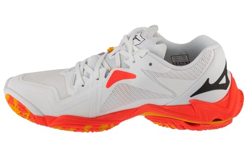 Mizuno WAVE LIGHTNING Z8 Chaussures de volleyball Fiery 2Citrus FemmeHommee Taille46.5 - vue 3
