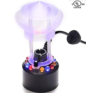 FITNATE Mist Maker, 12 LED Mister Fogger Water Fountain Pond Fog Machine Atomizer