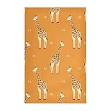 Kigai Funny Giraffes Kitchen Towels 18x28inch Ultra Soft Absorbent Quick Drying Kitchen Dish Towels