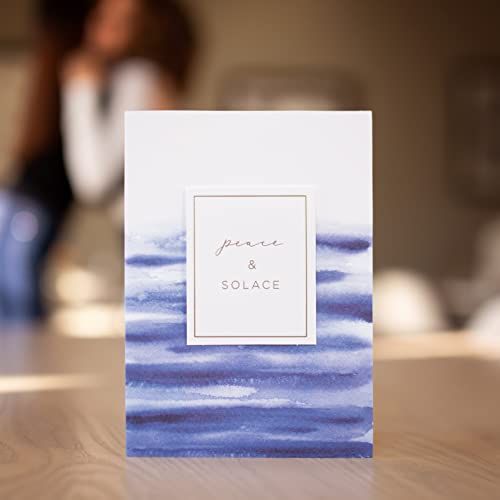 Image of Papyrus Sympathy Cards with Envelopes, Vase and Peace (2-Count)