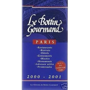 Paperback The Bottin Gourmand, Paris the Guide, 1999, anglai [French] Book
