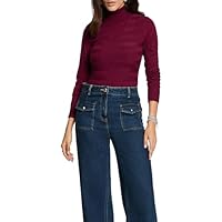 Morgan 252-menthyo Jersey, Plum M, L para Mujer