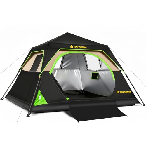 46 Person Instant Tent Camping Tent Setup in 60 (Instant Pop Up Camping Tent 8-Person) Review