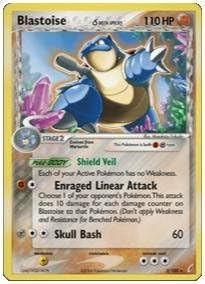 Pokemon - Blastoise δ (2) - EX Crystal Guardians - Holofoil