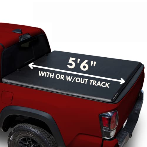 LEER ROLLITUP | Fits 2016-2023 Nissan Titan with 66\" Bed with or w/Out Track | Soft Roll Up Truck Bed Tonneau Cover | 4R115 | Low-Profile, Sturdy, Easy 15-Minute Install