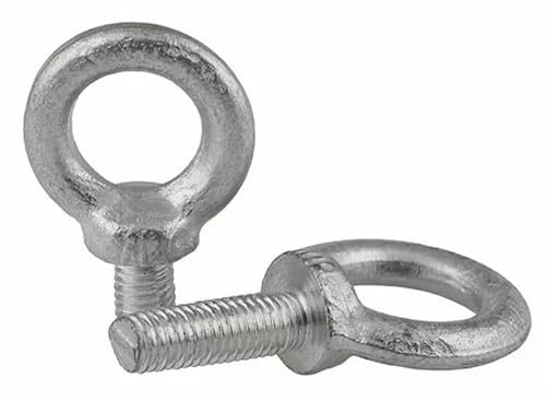 Lifting Eye Bolt, Zinc-Plated Steel, M18 x 2.5