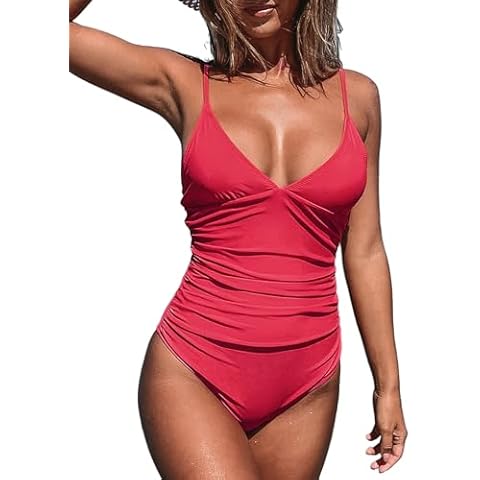 CUPSHE Women's Tummy Control One Piece Swimsuit Cover