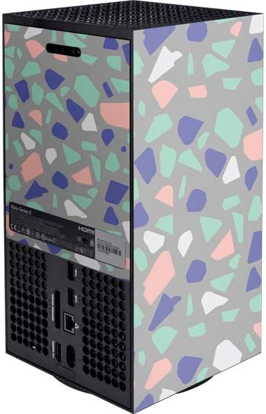 Skinit Decal Gaming Skin Compatible with Xbox Series X Digital Edition Console - Cement Terrazzo Design