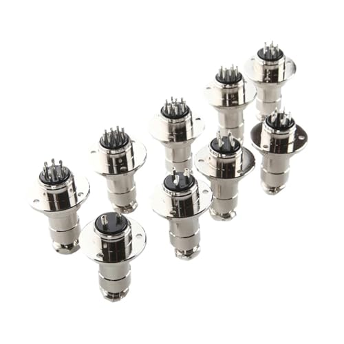 Conector GX20-6 de 6 pines con aislamiento reforzado de 20 mm en kit de 10 juegos macho hembra