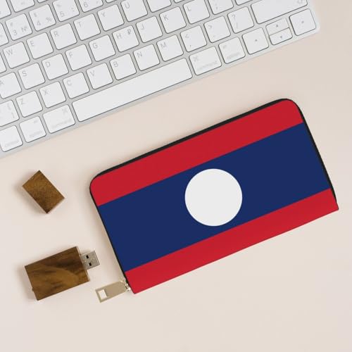 Monedero de mano de Laos largo para móvil y llaves con diseño moderno 6