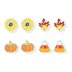 V:4pairs thanksgiving earrings