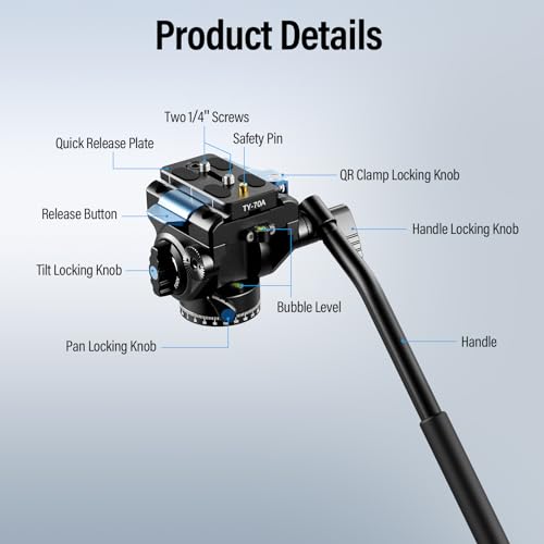 image for SIRUI ET-1204 4-Section Carbon Fiber Travel Tripod with VA-5X Fluid Vi