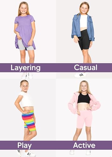 STRETCH IS COMFORT Shorts de motociclista de algodão para meninas e leggings na altura do joelho | 4