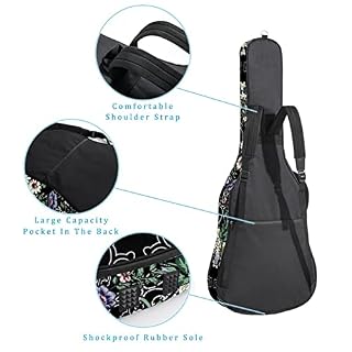 Étui de protection rembourré pour guitare acoustique classique, Multicolore 08, 42.9×16.9×4.7 in, Organiseur de sac - Les Beatles, Paul McCartney, John Lennon, RIngo Starr, George Harrison Étui de protection rembourré pour guitare acoustique classique, Multicolore 08, 42.9x16.9x4.7 in, Organiseur de sac – Image 3