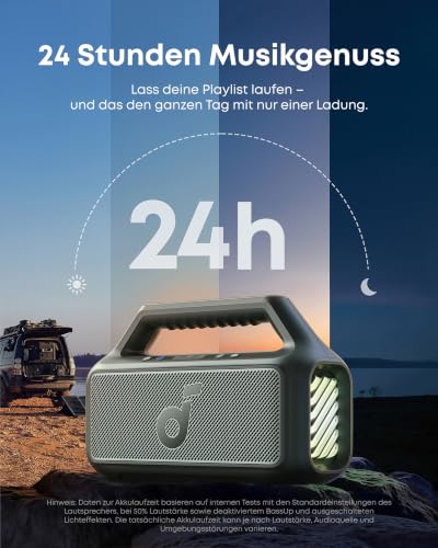 soundcore by Anker Boom 2 Outdoor-Lautsprecher, 80W, Subwoofer, BassUp 2.0 – Ansicht 6